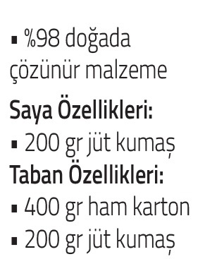 Çevre Dostu Terlik -ÖZELLİKLERİ 2